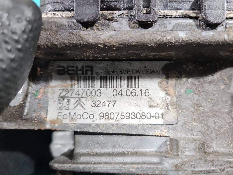 Радіатор EGR вихлопних газів Ford Mondeo 0280751018 — фото деталі 11