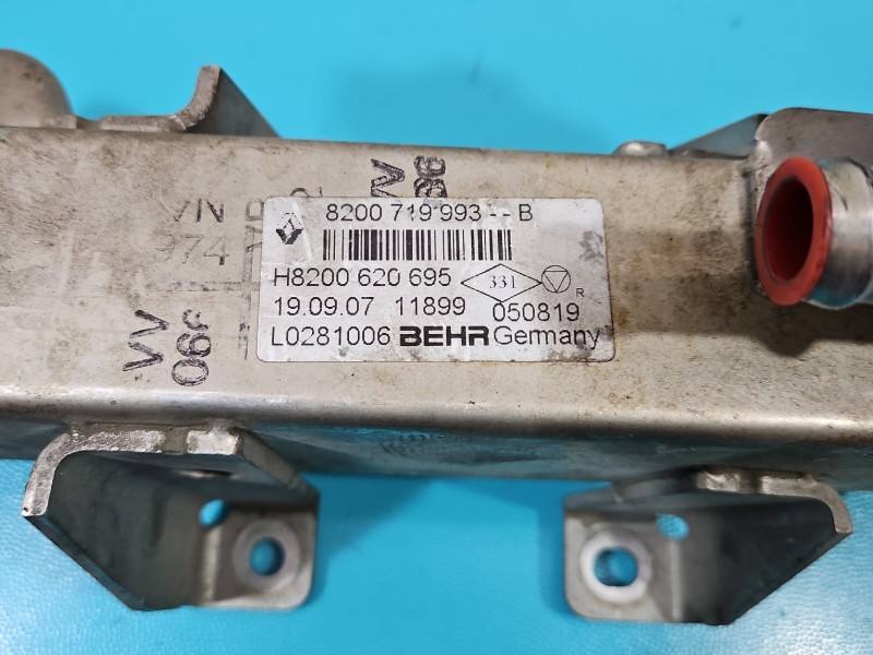 Радіатор EGR вихлопних газів Nissan Qashqai 8200719993-B — фото деталі 3