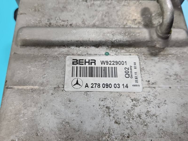 Интеркулер радиатор Mercedes CLS C218 A2780900314 — фото детали 2