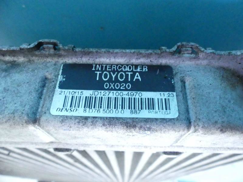 Інтеркулер радіатор Toyota Avensis T27 127100-4970 — фото деталі 9