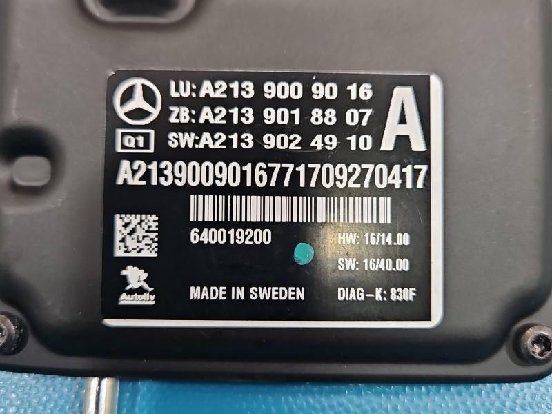 Передня камера радар ADAS Mercedes E W213 A2139009016 — фото деталі 5