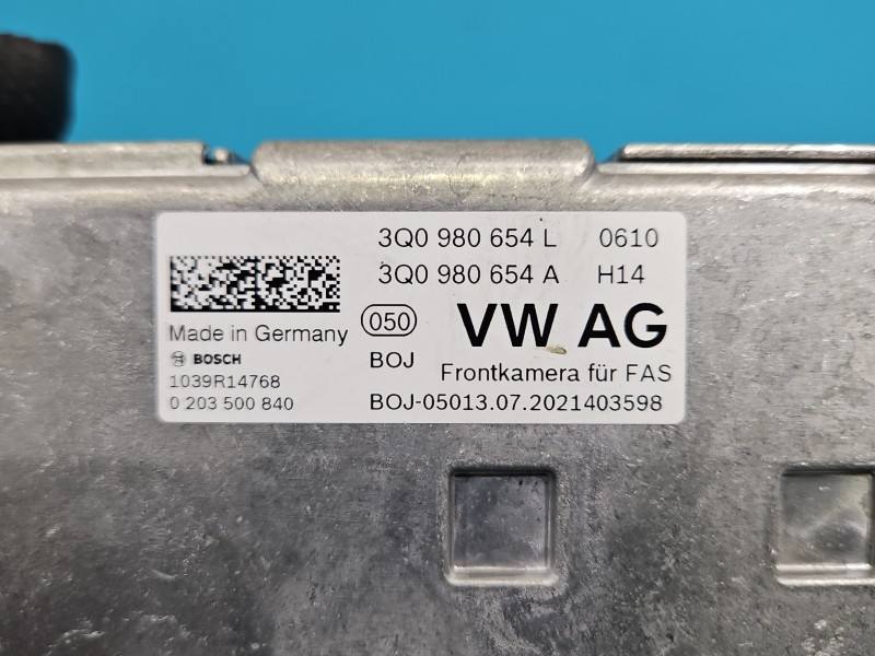 Передня камера радар ADAS Volkswagen Tiguan 3Q0980654L — фото деталі 5