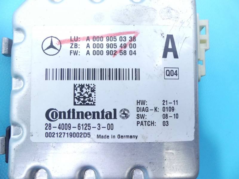 Передня камера радар ADAS Mercedes ML W166 A0009050338 — фото деталі 4