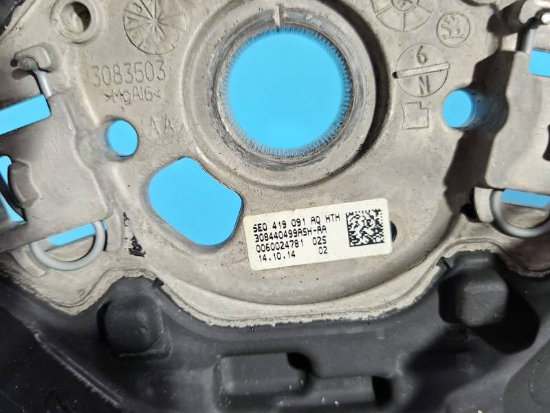 Руль Skoda Octavia 3 5E0419091AQ — фото детали 9