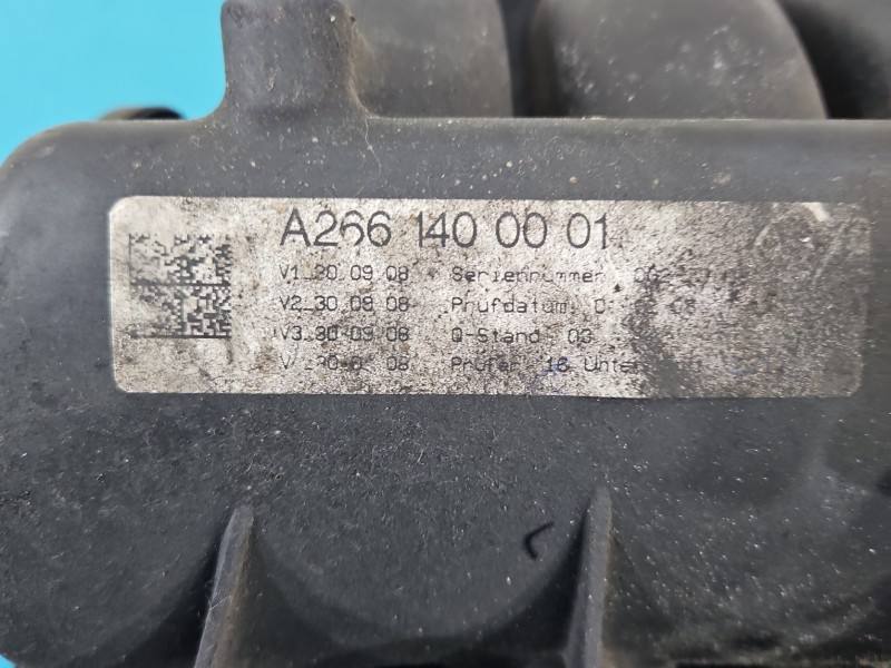 Впускний колектор Mercedes B W245 A2661400001 — фото деталі 9