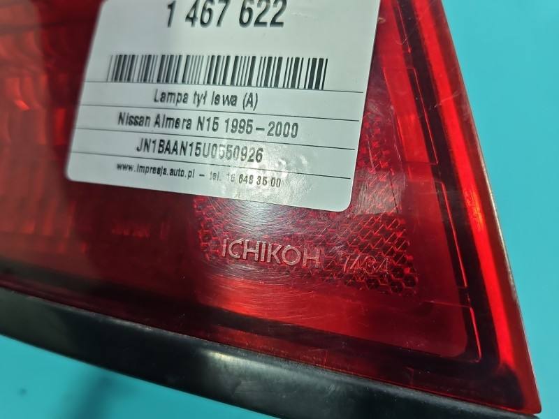 Фонарь задний левый Nissan Almera — фото детали 3