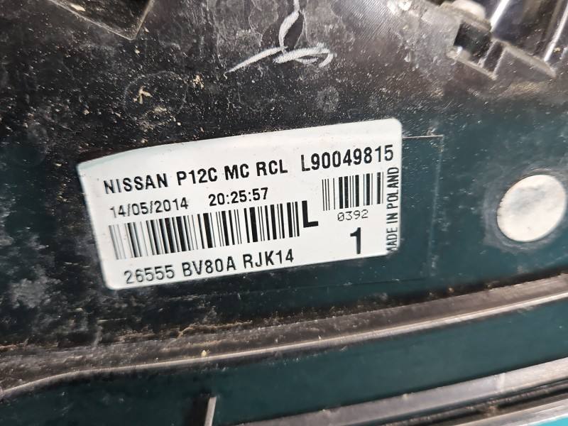 Ліхтар задній лівий Nissan Juke L90049815 — фото деталі 6