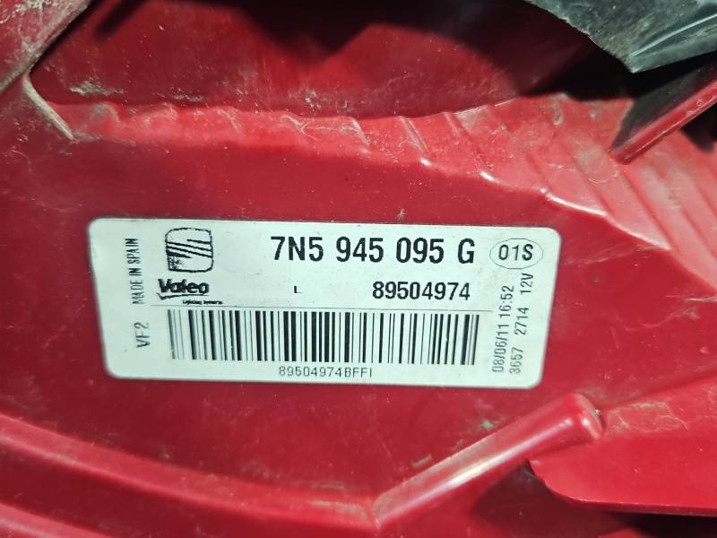 Ліхтар задній лівий Seat Alhambra 7N5945095G — фото деталі 8