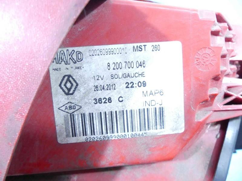 Ліхтар задній лівий Renault Thalia 8200700046 — фото деталі 7