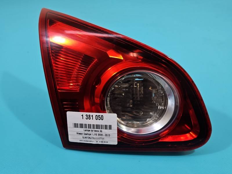 Ліхтар задній лівий Nissan Qashqai 89071063