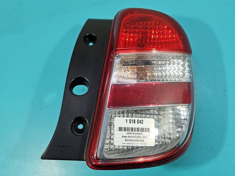 Фонарь задний правый Nissan Micra 89050363