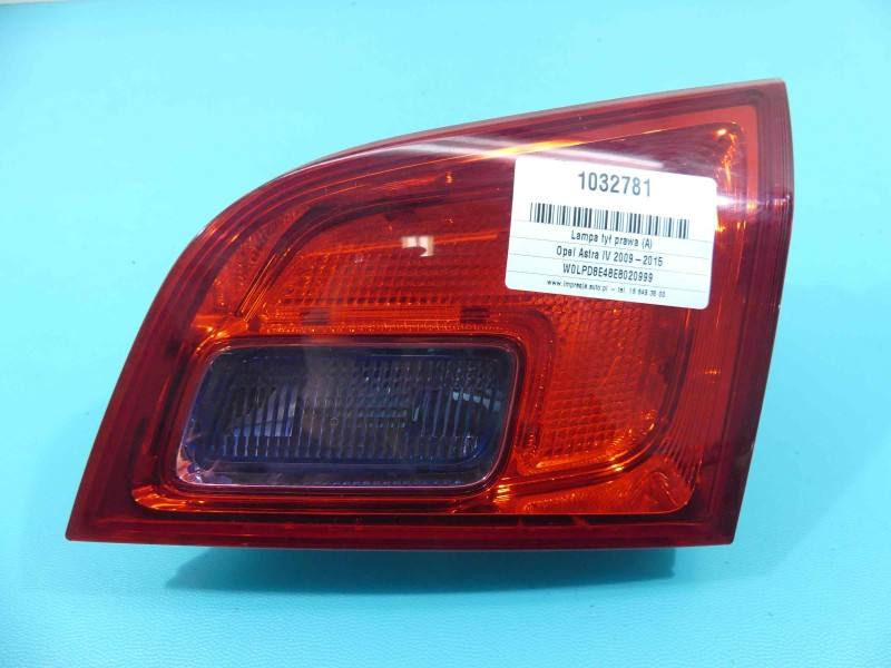 Ліхтар задній правий Opel Astra J