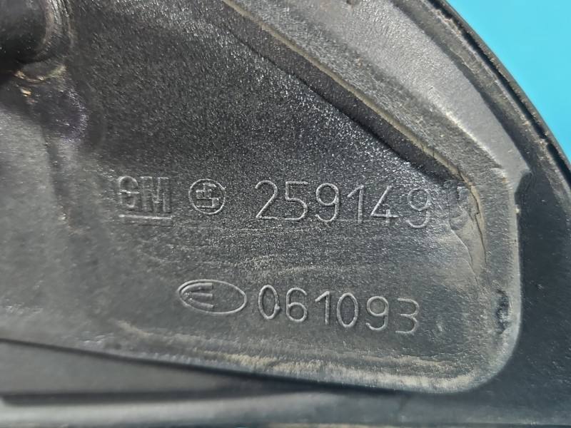 Дзеркало заднього виду ліве Opel Astra G — фото деталі 12