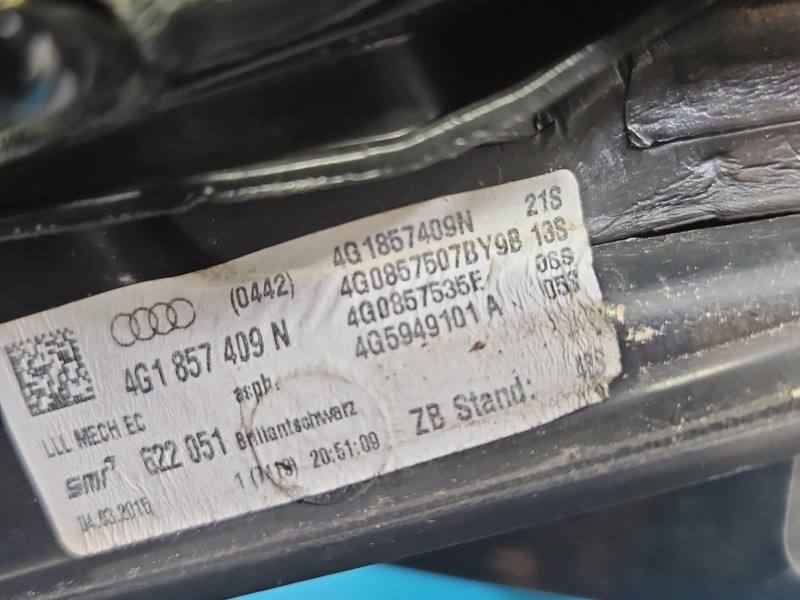 Дзеркало заднього виду ліве Audi A6 C7 4G1857409N — фото деталі 13