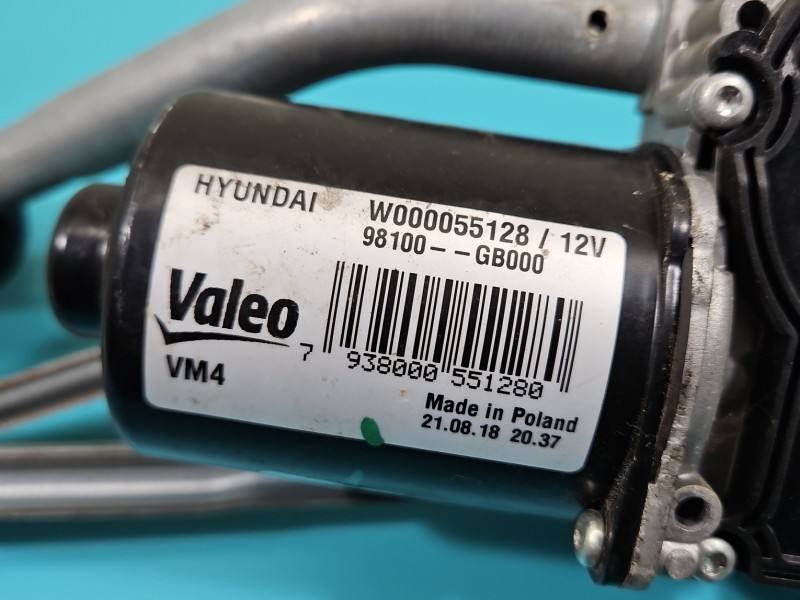 Трапеція двірників механізм склоочисника Hyundai I20 W000055128 — фото деталі 5