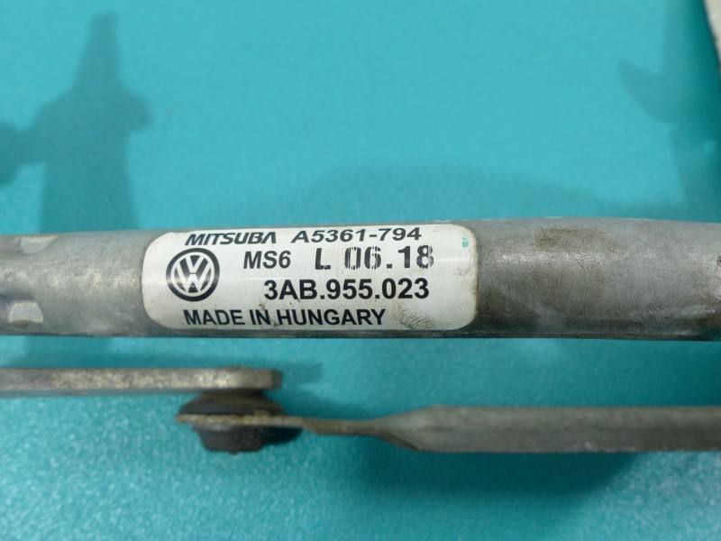 Трапеція двірників механізм склоочисника Volkswagen Passat B7 3AB955023 — фото деталі 3