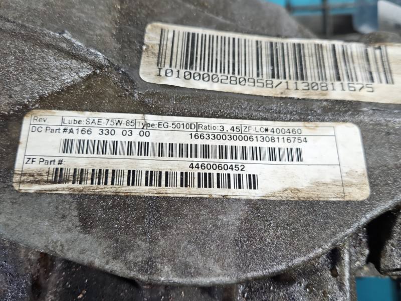 Редуктор Mercedes GL X166 A1663300300 — фото детали 7