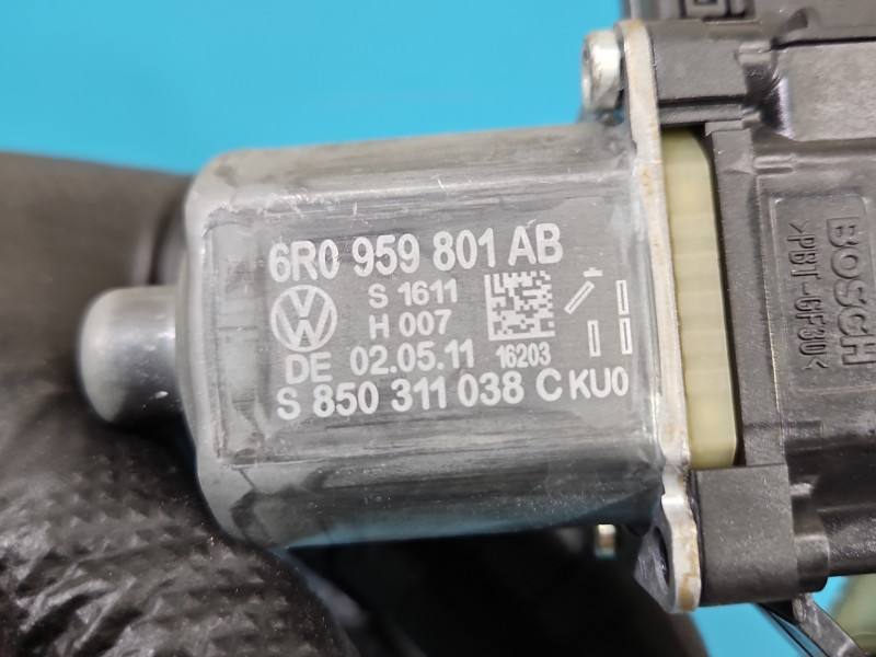 Склопідйомник передній лівий Volkswagen Polo 6R0959801AB — фото деталі 6
