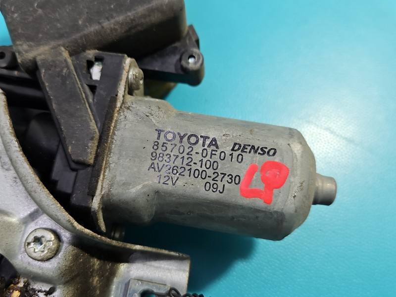 Склопідйомник передній лівий Toyota Yaris 2 983587-103 — фото деталі 3