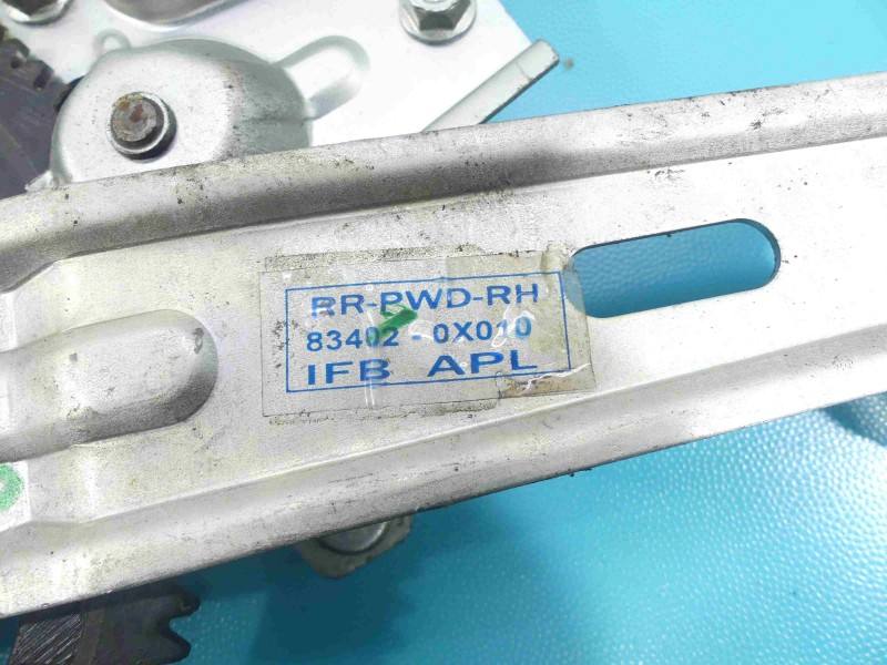 Склопідйомник задній правий Hyundai I10 — фото деталі 3