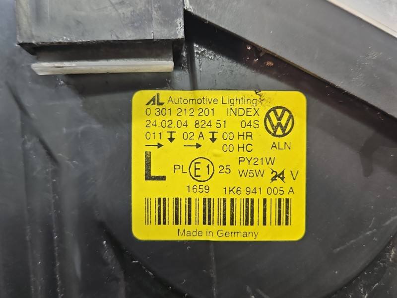 Фара передня ліва Volkswagen Golf 5 1K6941005A — фото деталі 11
