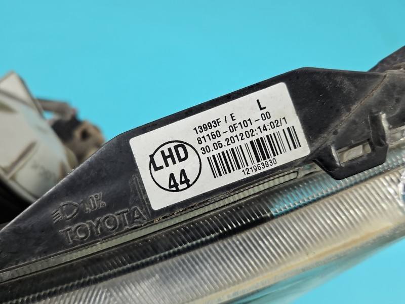 Фара передня ліва Toyota Verso 13993F — фото деталі 6