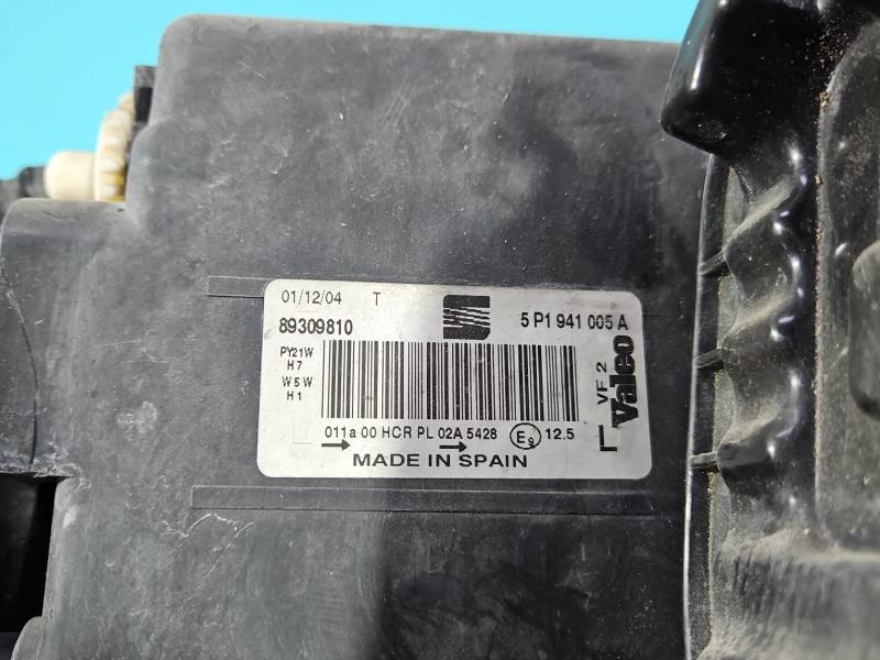 Фара передня ліва Seat Toledo 5P1941005A — фото деталі 14