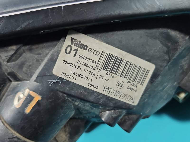 Фара передняя левая Toyota Aygo 81150-0H070 — фото детали 9
