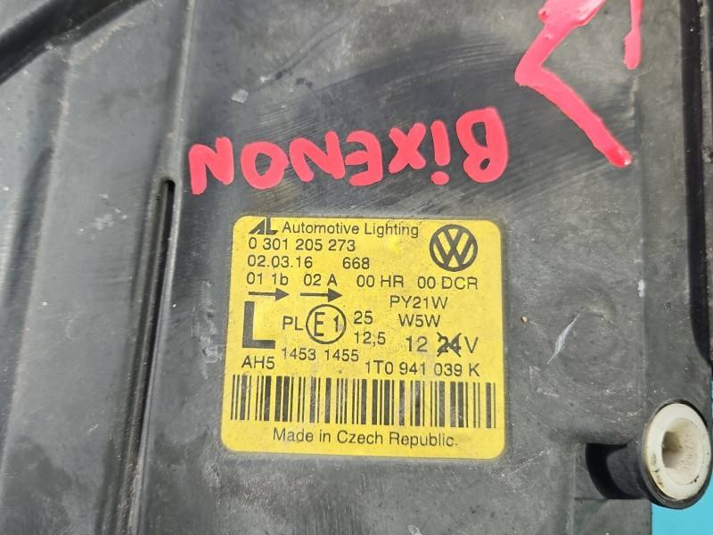 Фара передняя левая Volkswagen Touran 1T0941039K — фото детали 13