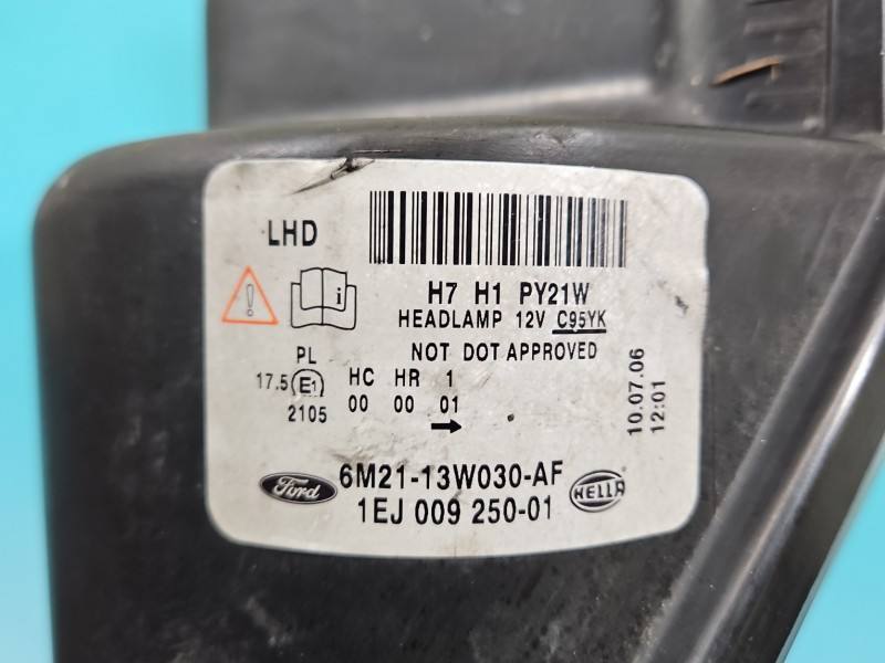 Фара передня ліва Ford Galaxy 6M21-13W030-AF — фото деталі 4