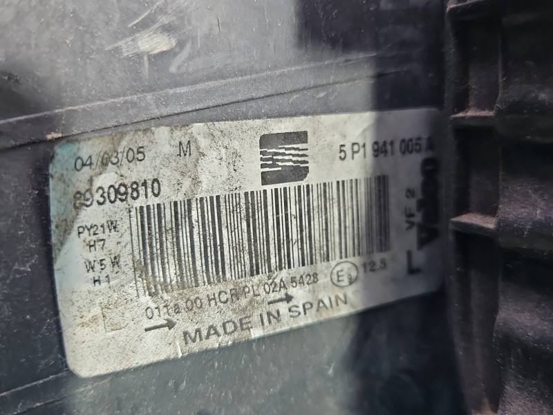 Фара передня ліва Seat Toledo 5P1941005A — фото деталі 6