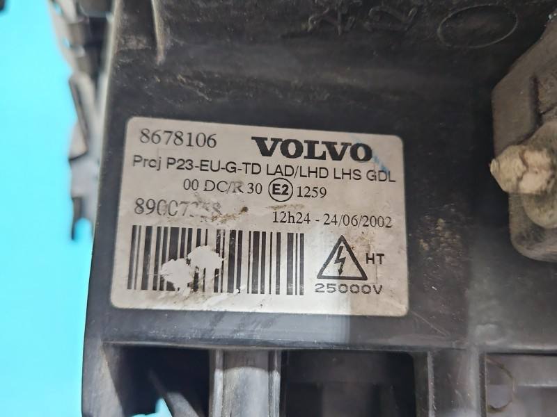 Фара передня ліва Volvo S80 8678106 — фото деталі 10