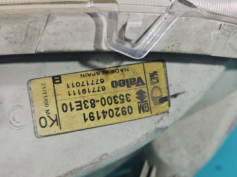 Фара передня ліва Opel Agila 35300-83E10 — фото деталі 6