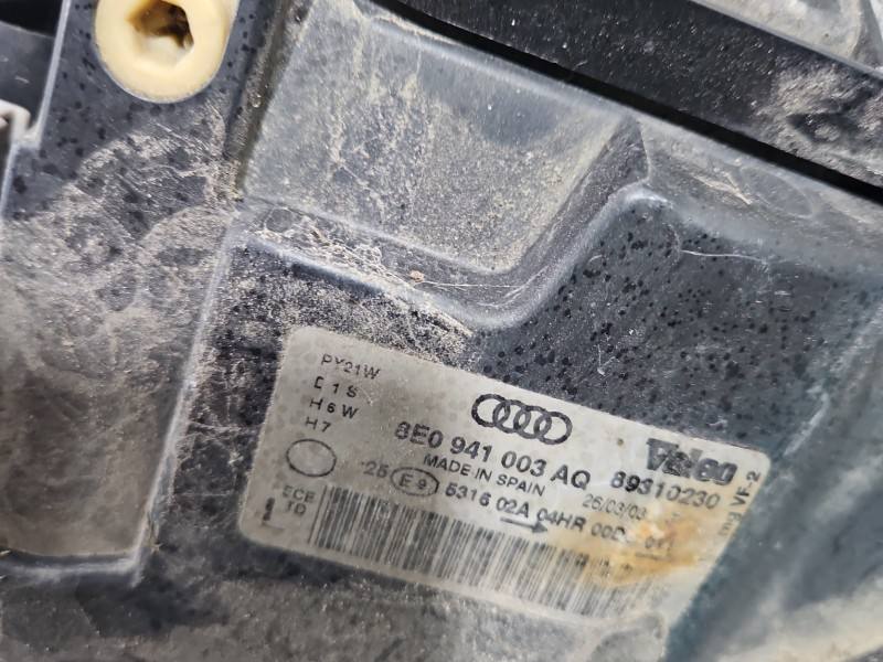 Фара передня ліва Audi A4 B6 89310230 — фото деталі 5