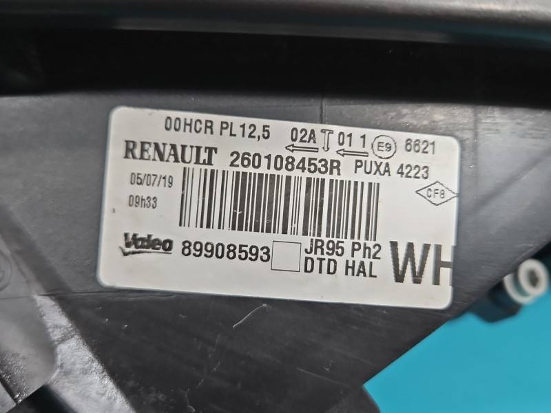 Фара передня права Renault Scenic 3 260108453R — фото деталі 5