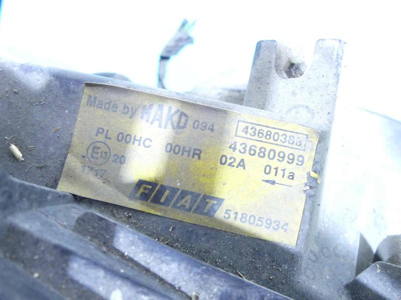 Фара передня права Fiat Doblo 43680999 — фото деталі 4