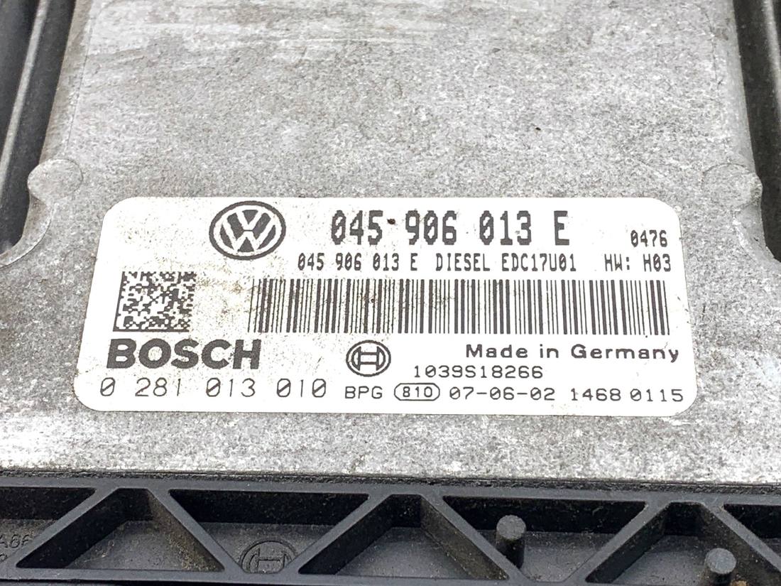 ЕБУ блок управління двигуна Volkswagen Polo 045906013E — фото деталі 3