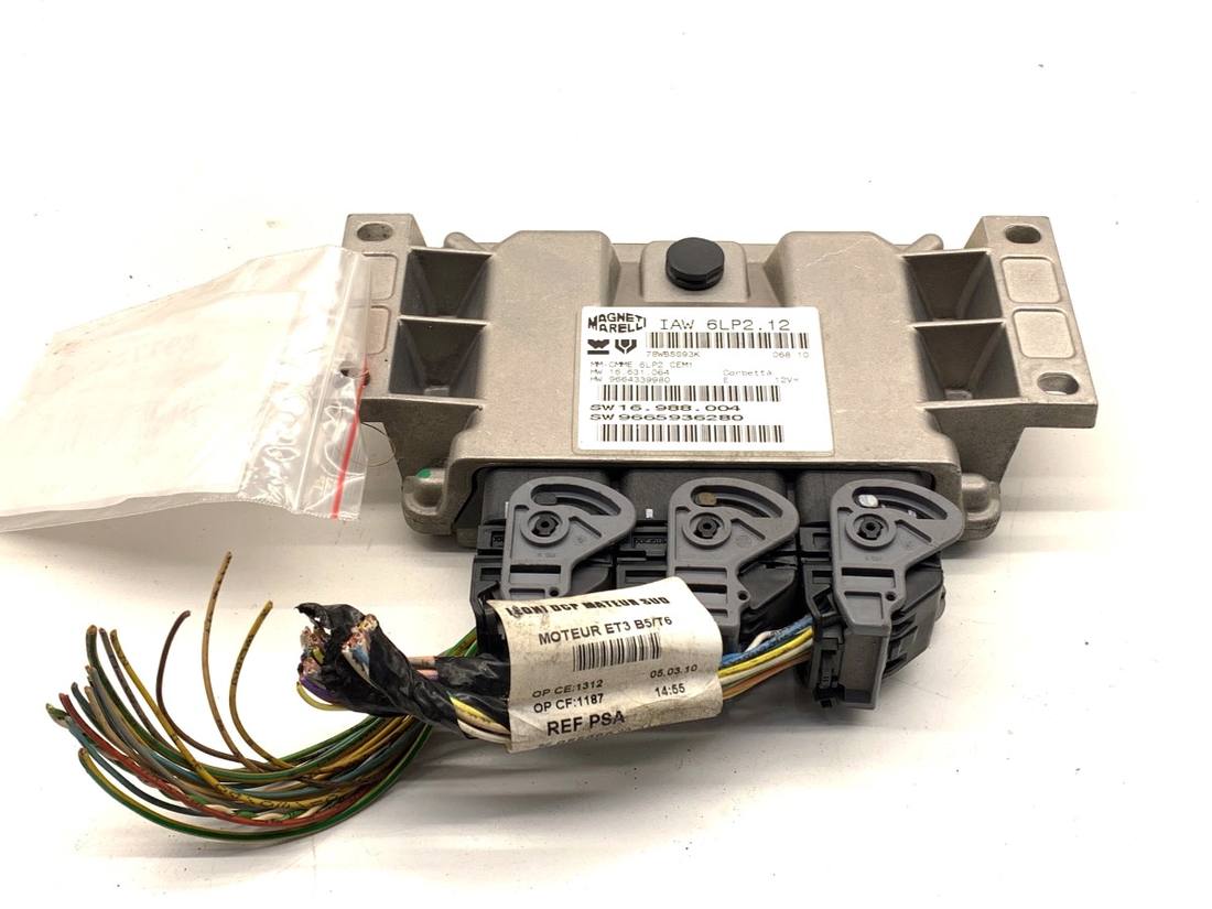 ЕБУ блок управління двигуна Citroen C4 9665936280