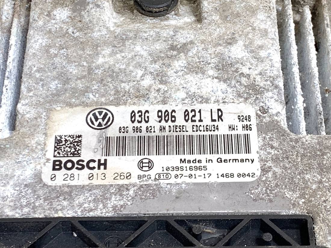 ЕБУ блок управління двигуна Volkswagen Passat B6 03G906021LR — фото деталі 4