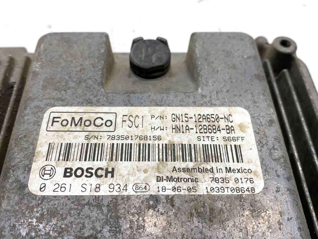 ЕБУ блок управління двигуна Ford ECOSPORT GN15-12A650-NC 0261S18934 — фото деталі 4