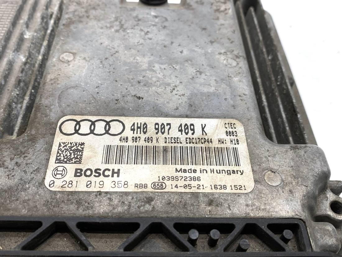 ЕБУ блок управління двигуна Audi A8 D4 4H0907409K — фото деталі 4