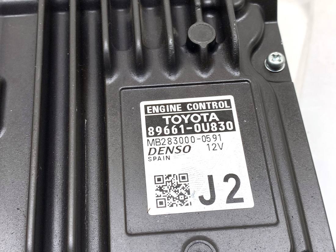 ЕБУ блок управління двигуна Toyota Yaris 3 89661-0U830 — фото деталі 4