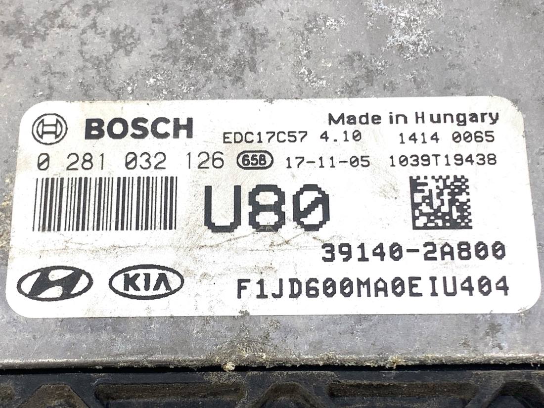 ЕБУ блок управління двигуна Kia Ceed 39140-2A800 — фото деталі 5