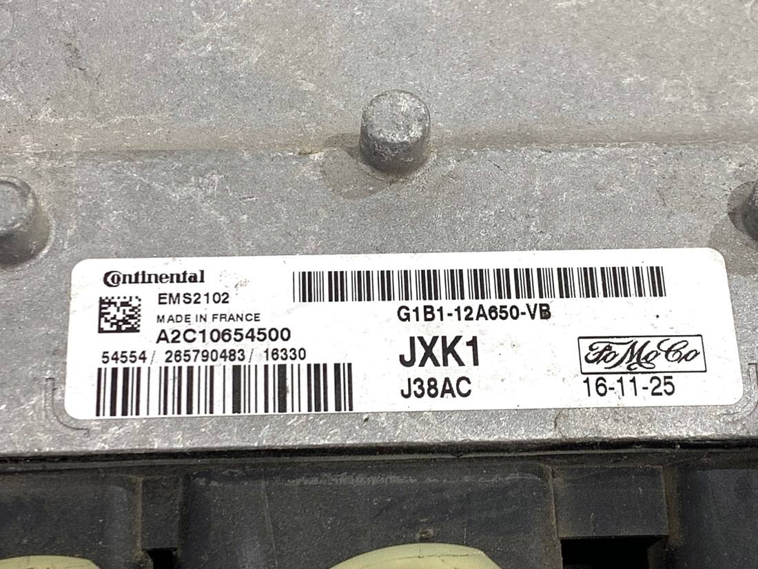 ЕБУ блок управління двигуна Ford Fiesta G1B1-12A650-VB — фото деталі 4