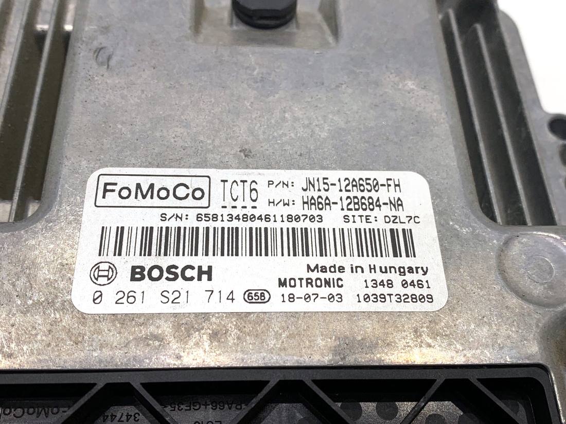 ЕБУ блок управління двигуна Ford ECOSPORT JN15-12A650-FH — фото деталі 4