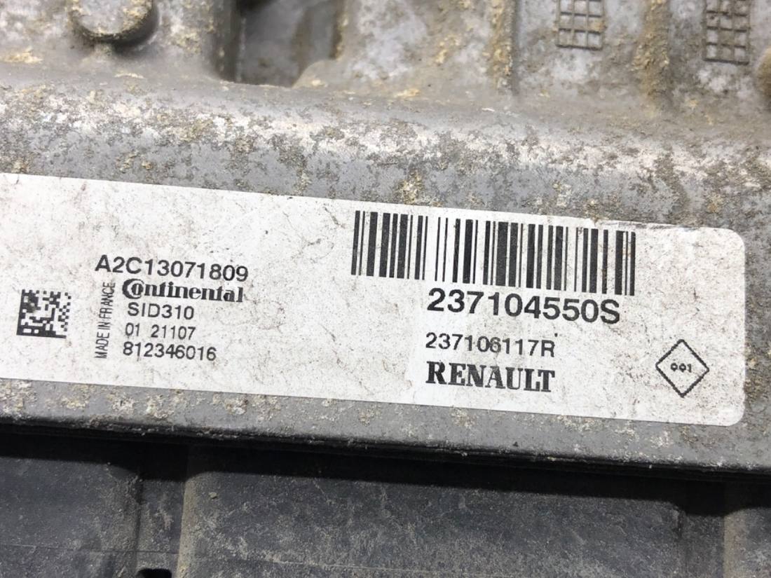ЕБУ блок управління двигуна Renault Master 237104550S — фото деталі 4