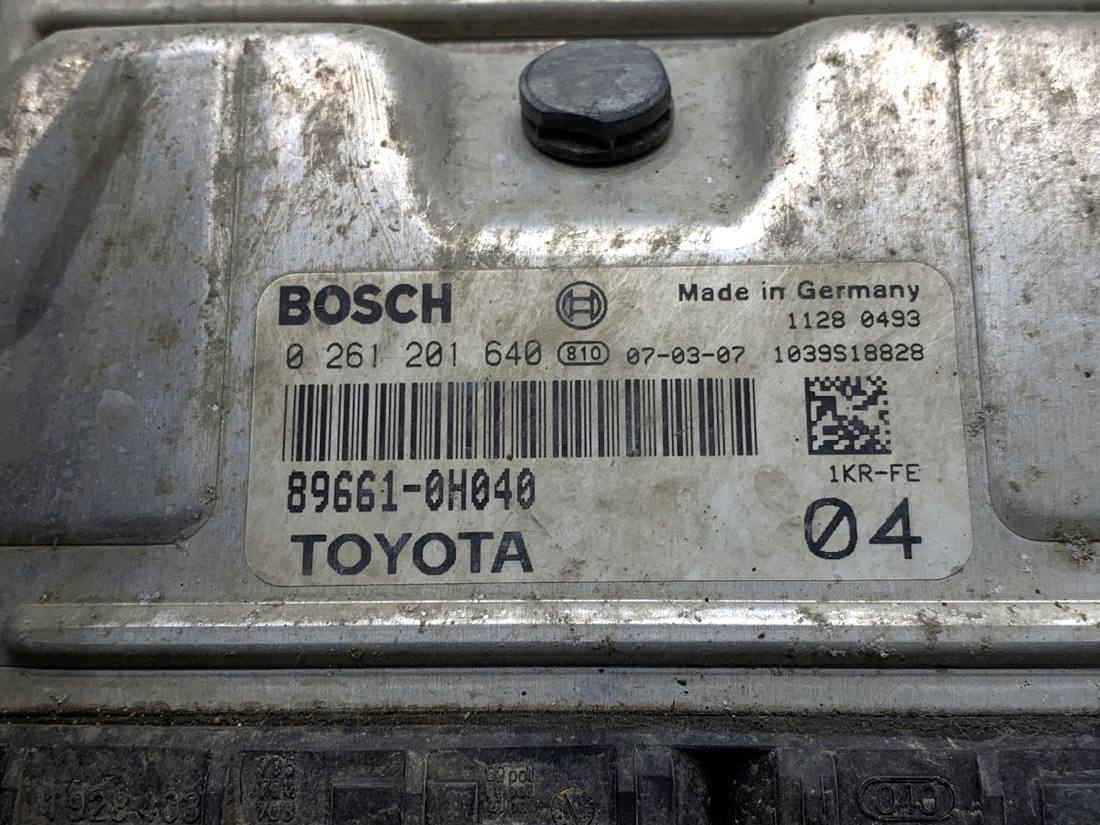 ЕБУ блок управління двигуна Toyota Aygo 89661-0H040 — фото деталі 4