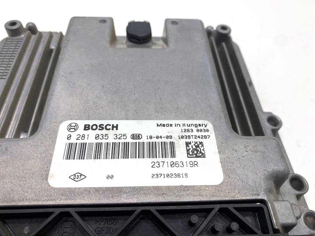 ЕБУ блок управління двигуна Renault Clio 237106319R 0281035325 — фото деталі 4