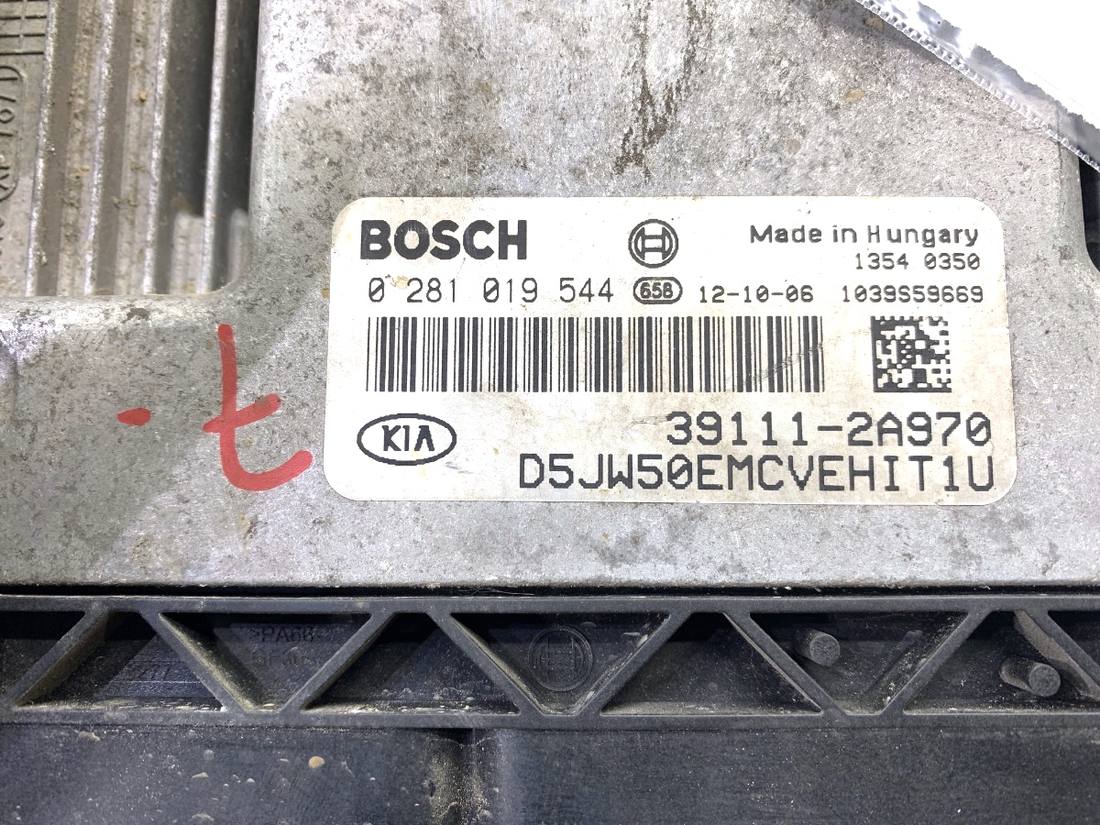 ЕБУ блок управління двигуна Kia Ceed 39111-2A970 0281019544 — фото деталі 4