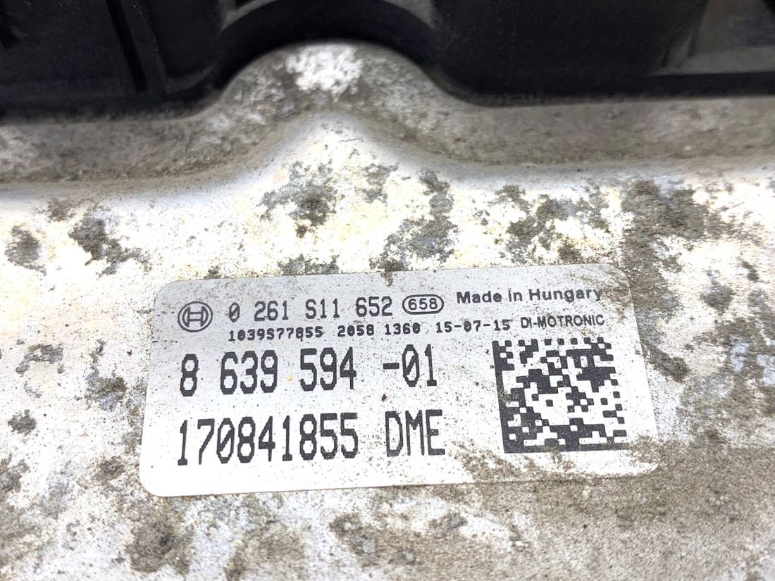 ЭБУ блок управления двигателем BMW 3 F30 8639594 — фото детали 4